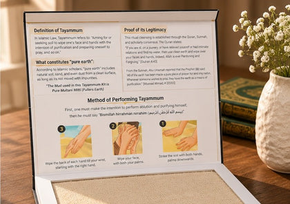 Islamic Tayammum Kit - Portable & Hygienic